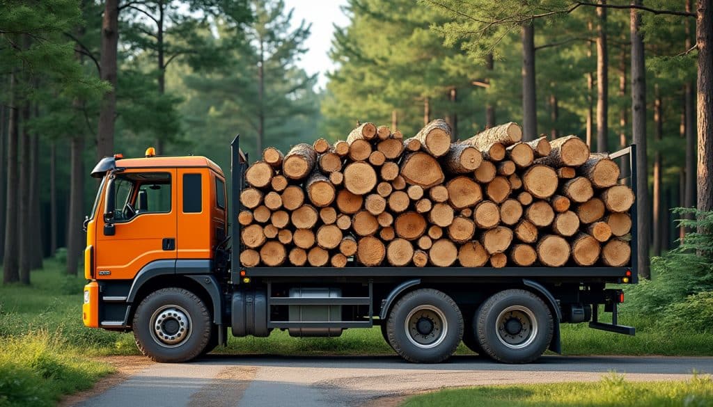 Bois de chauffage par camion complet 44 : durabilité et entretien
