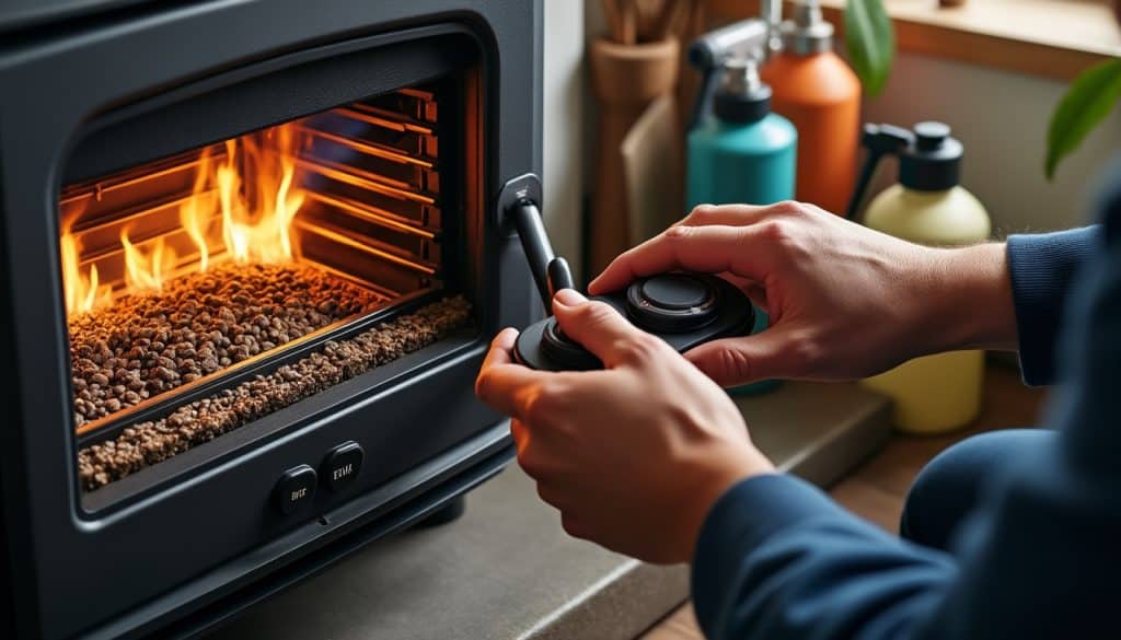 Réglage débit d&rsquo;air poêle à granulé : coût et entretien