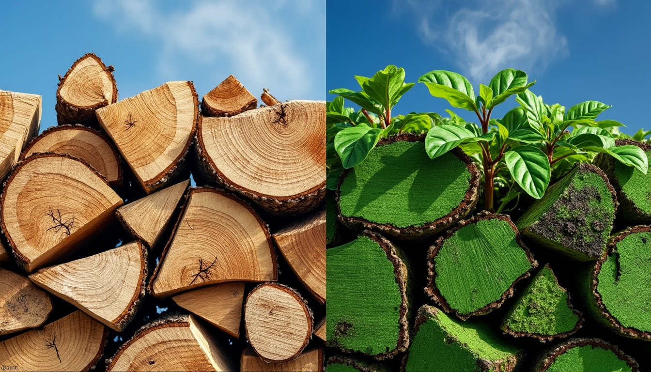 Bois sec ou bois vert : ce que ça change au rendement